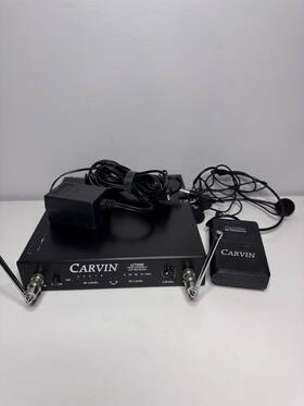 U7000 Carvin Black True Diversity Uhf Wireless Microphone System Receiver