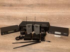 Ubp1000 Carvin Lot Of Uhf Ux1000 Receiver With Transmitter True Diversity Wireless