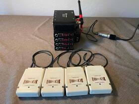 Cetec Vega R33/77b Complete Four Channel Radio Mic System Vhf By Original Owner