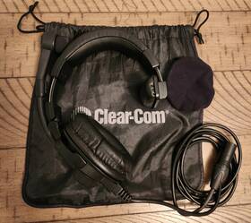 Cc-300-x5 Clear Com Clear-com Single-ear Microphone Headset With 5-pin Xlr Male Connector