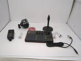 K300 Cofelife 713346016603 Podcast Equipment Bundle With Condenser Microphone Voice Changer