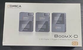 Comica 694026550252 Wireless Lavalier Microphone Boomx-d2 2.4g Compact Lapel