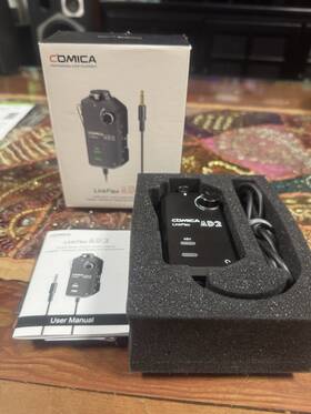 Linkflex-ad2 Comica - Single-channel Audio Mixer For Camera Smartphone Manual