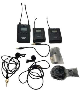Cvm-wm200tx Comica Wm200tx Uhf Wireless Dual Transmitter And Receive Microphone System Kit
