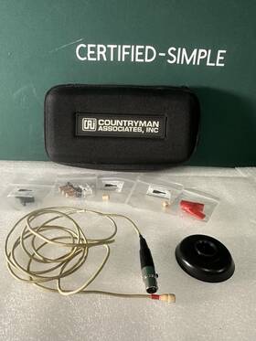 B3w5ff05l Countryman Sd B3 Lavalier Mic Beige Low Sensitivity Ta4f. Parts Only