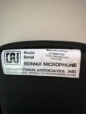 B6w4ff05bnc Countryman B6 Omnidirectional Microphone Lavalier