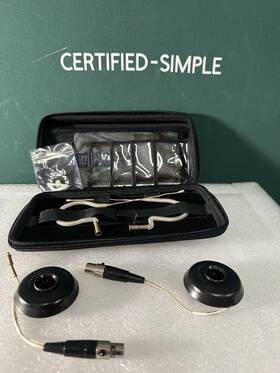 E610w5l1sl Countryman Pair Of Mics Beige For Shure. Used