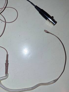 E6iow6c1sl Countryman Headset E6i Earset Microphone Cocoa Used/tested Works