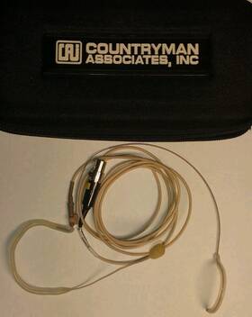 E6ow5l1sr Countryman E6 Omnidirectional Earset Microphone - With Headset Frame And Case