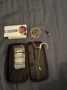 E6ow6t15l Countryman Isomax Earset Microphone Omnidirectional Beige With Case And Accessories