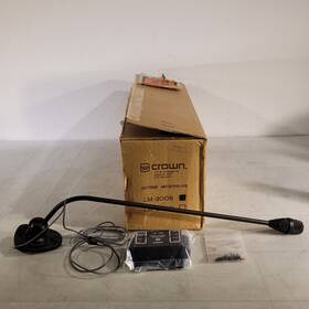 Lm-200b Crown Lectern Microphone Super Cardioid Brown 16 Inch Long