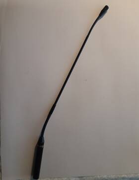 Lm-300al Crown Lm-300 Gooseneck Microphone Mic Vintage Made In Usa Untested