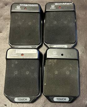 Pcc-130sw Crown Lot Of 4 Pcc130sw Cardioid Boundary Layer Microphone Unit Only