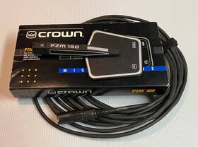 Pzm-180 Crown Vintage Boundary Microphone With Xlr Cable And Original Box Papers