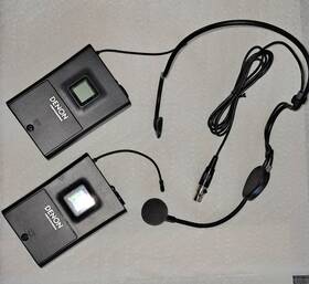 584-594.85 Denon 584-594 Professional Wireless Mic Mhz - 2 Transmitters 1
