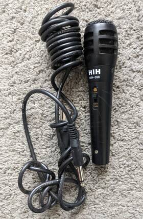 Hih-398 Diplomat Dynamic Audio Microphone Mic With Cable