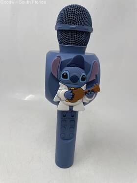 Sp-1003 Disney Model Elvis Stitch Blue Karaoke Microphone Not Tested