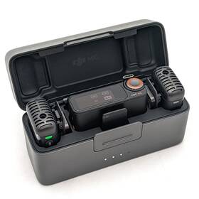 Dmt02 Dji Mic 2 Wireless Microphone System Tx 1 Rx Charging Case Black