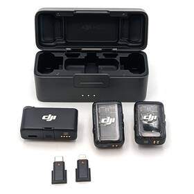 R-41195367 Dji Mic 2 Wireless Microphone System Tx 1 Rx Charging Case Black