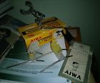Dm-14 Aiwa Box Manual Stands Only For Vintage Japan Dynamic Microphone