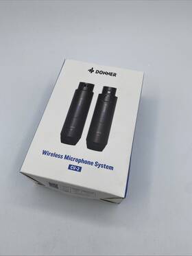Donner 313040393378 Wireless Xlr Microphone Transmitter Receiver 2.4ghz Plug-on Mic Adapte