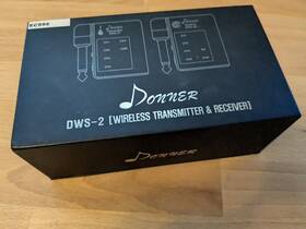 Dws-2 Donner Wireless Transmitter And Receiver For Guitar To Amp With Extra Batteries