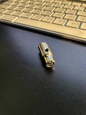 Dad9010 Dpa Microphone Adapter - Microlock To Ta4f Mini-xlr