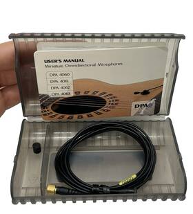 4062-bm Dpa Microphones Omni Miniature Lavalier Microphone Xlo Sensitivity Black