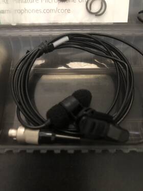 4080-dc-d-b10 Dpa Microphones 4080 Core Cardioid Lavalier Microphone Lemo - Black