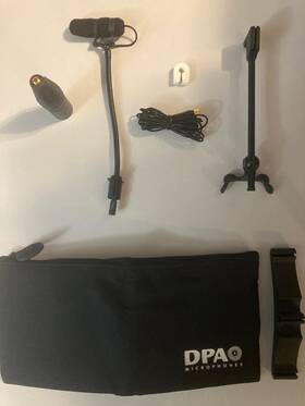 4099b Dpa Microphones Instrument Microphone With Bass Mounting Kit Loud Spl