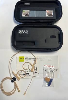 Fio66f00-2 Dpa Microphones D Fine 66 Dual Ear Omnidirectional Headset Mic- No Adapter