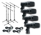 Drdk4 Drdxc-mgt Kit Digital Reference Drum Mic Cable And Stand Package