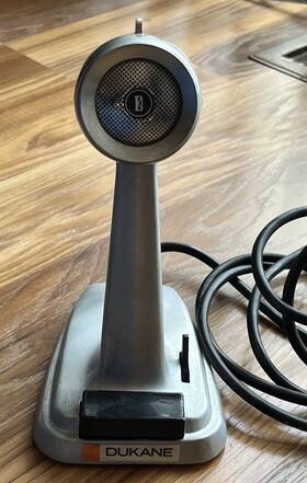 7a765a Dukane Vintage Microphone