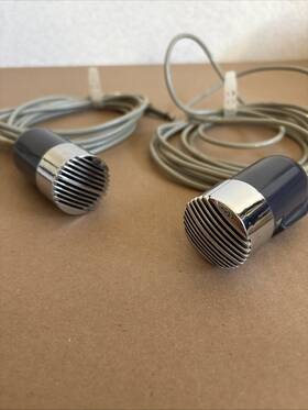 Wm-2006h Dynamic 2 Vintage Microphone Made In Japan 60s Harmonica Mic Untested