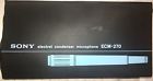 Ecm-270 Sony Electret Condenser Microphone