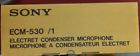 Ecm-530-1 Ecm-530 Sony Electret Condensor Microphone Table Top New