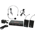Edxr-38svd Galaxy Audio Headset Lavalier Microphones Uhf Dual Wireless 691281008917