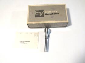 631b Electro-voice Omnidirectional Dual Impedance Dynamic Microphone /w Box