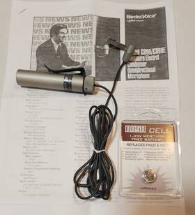 Co90 Electro-voice Minuture Condenser Lavalier Lapel Microphone Lo-z
