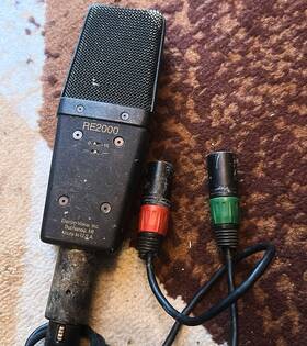 Re2000 Electro-voice Electrovoice Supercardioid Condenser Microphone 1996
