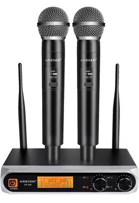 Ka-328 Enping Tengyue Technology Electronics Co. Ltd Professional Wireless Microphone System For Intercom / Dj Karaoke With 2 Mics