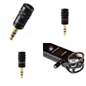 Etm-001 Etm Microphone Omnidirectional Pole Trs For Gopro Dslr Mirrorless Ca