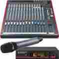 Ew145g3 503257 Sennheiser Allen Heath Zed 18 Mixing Console With Wireless Mic System