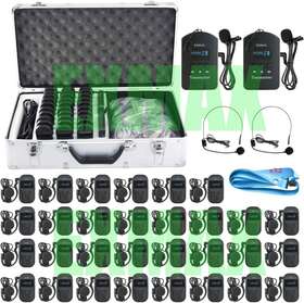 Exd-101-2t30r Exmax Exd-101 Wireless Tour Guide System Fr School Teaching Silent Meeting 2t30r