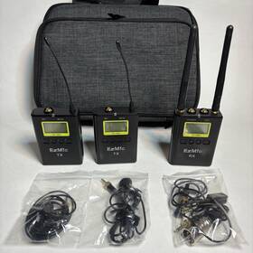 Uwmic9tx9tx9rx9 Ezmic Ez Mic Uhf Wireless Lavalier Microphone System 2 Transmitters And 1 Receivers