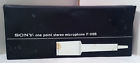 F-99b Vintage Sony One Point Stereo Dynamic Microphone In Orig Box