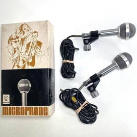 Mko-47 Fanon Omni-directional High Impedance Dynamic Microphone Kit Pair Of 2