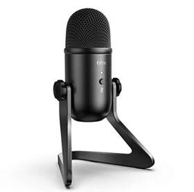 Fifine 008678786325 Ifine Usb Podcast Microphone Recording Streaming Condenser Gaming - Black