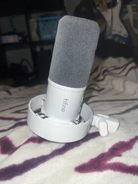 K688 Fifine 850052511753 Studio Xlr Dynamic Microphone Usb Pc Podcast Streaming White