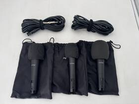 Abcd18030k6 Fifine Lot Of 3 Dynamic Vocal Microphone Wired Handheld Mic Black